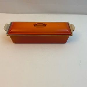 Vintage Enameled Casserole from Le Creuset France, 1970s